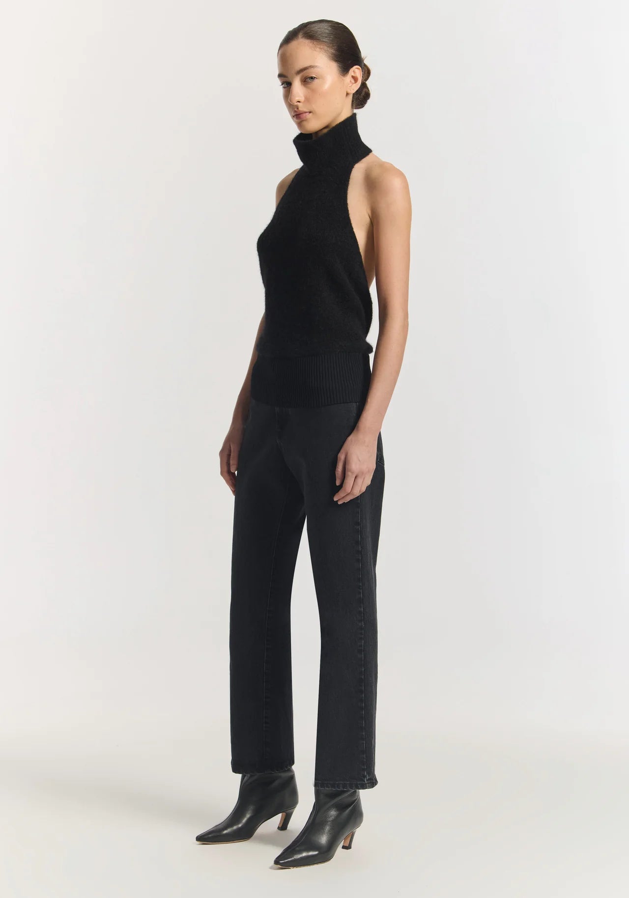 Alberta Knit Top Black