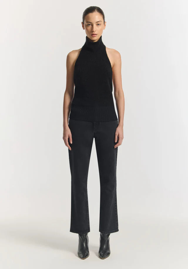 Alberta Knit Top Black