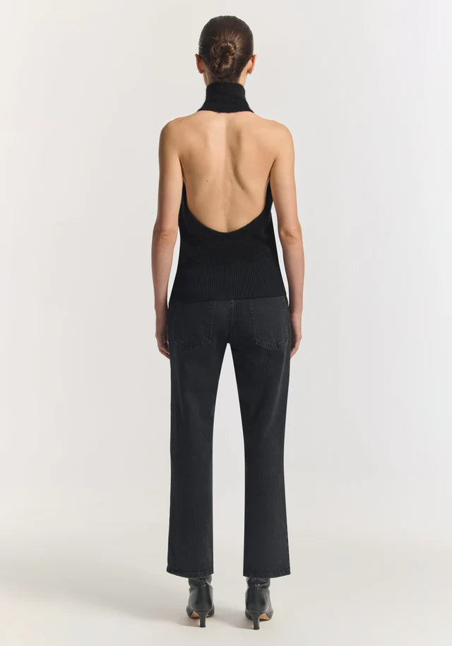 Alberta Knit Top Black