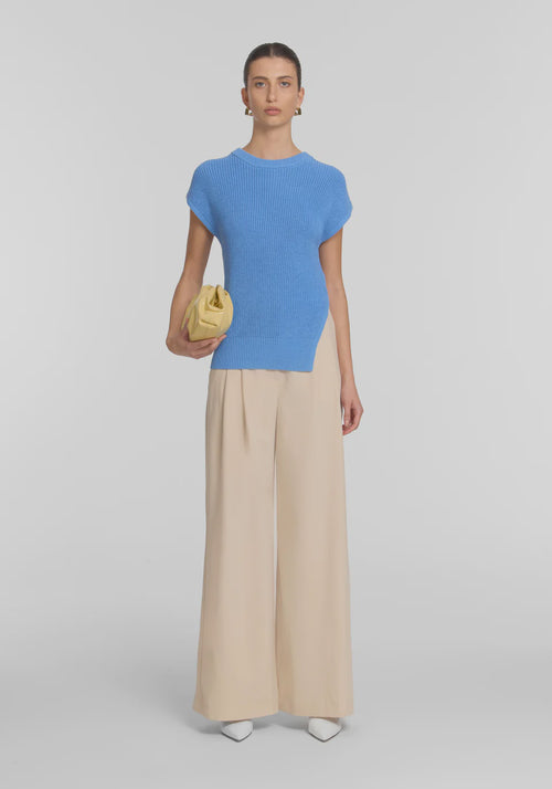 Memphis knit top Beachglass
