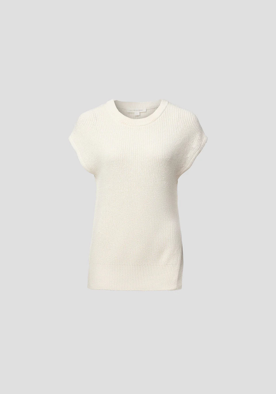 Memphis knit top Ivory