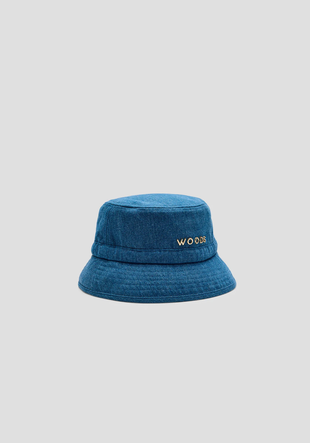 Woods Metal Bucket Hat Denim