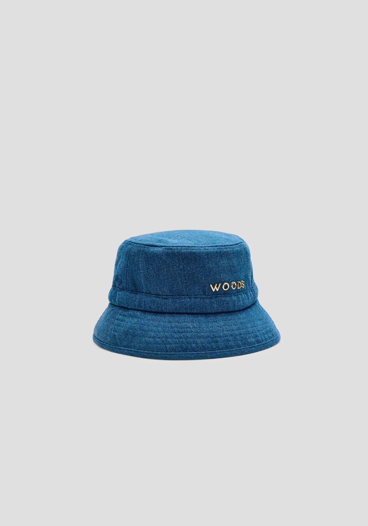 Woods Metal Bucket Hat Denim