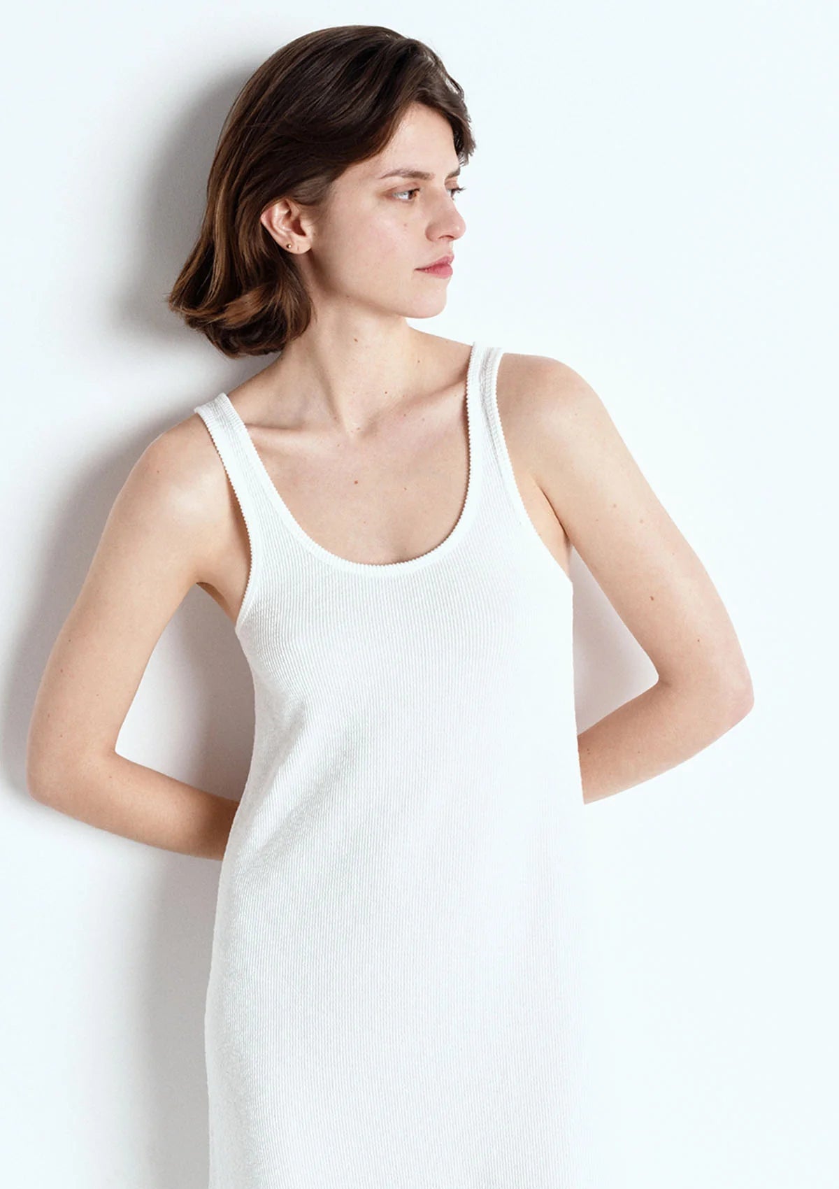 Yvuki Dress White