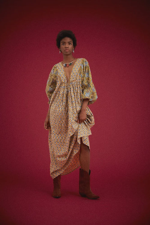 Zoya Bloc Print Marrakech Dress