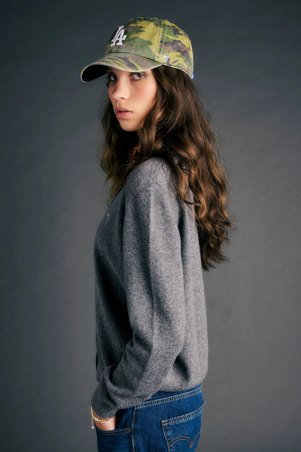 Posy Cardigan Marle Grey