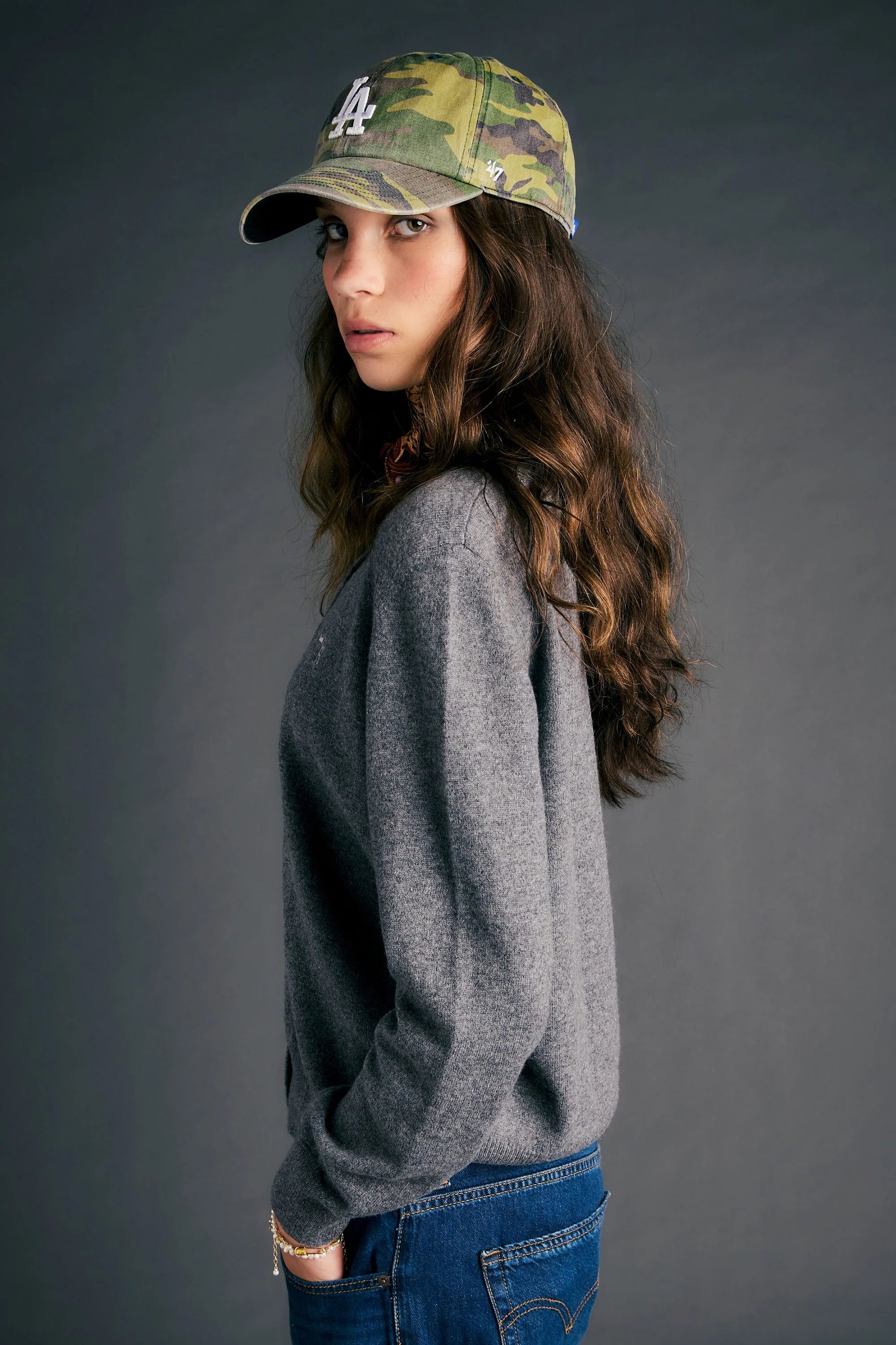 PRE ORDER * Posy Cardigan Marle Grey