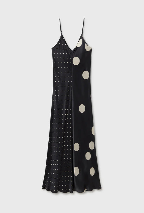Two-Tone Dress Polka Mix