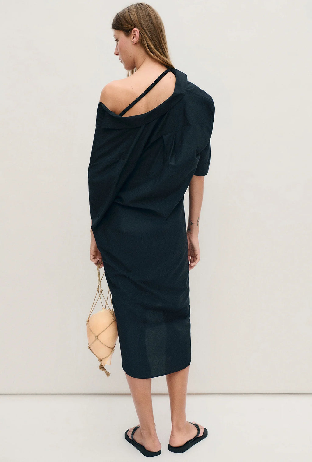 Short Sleeve Boyfriend Shirt Dress