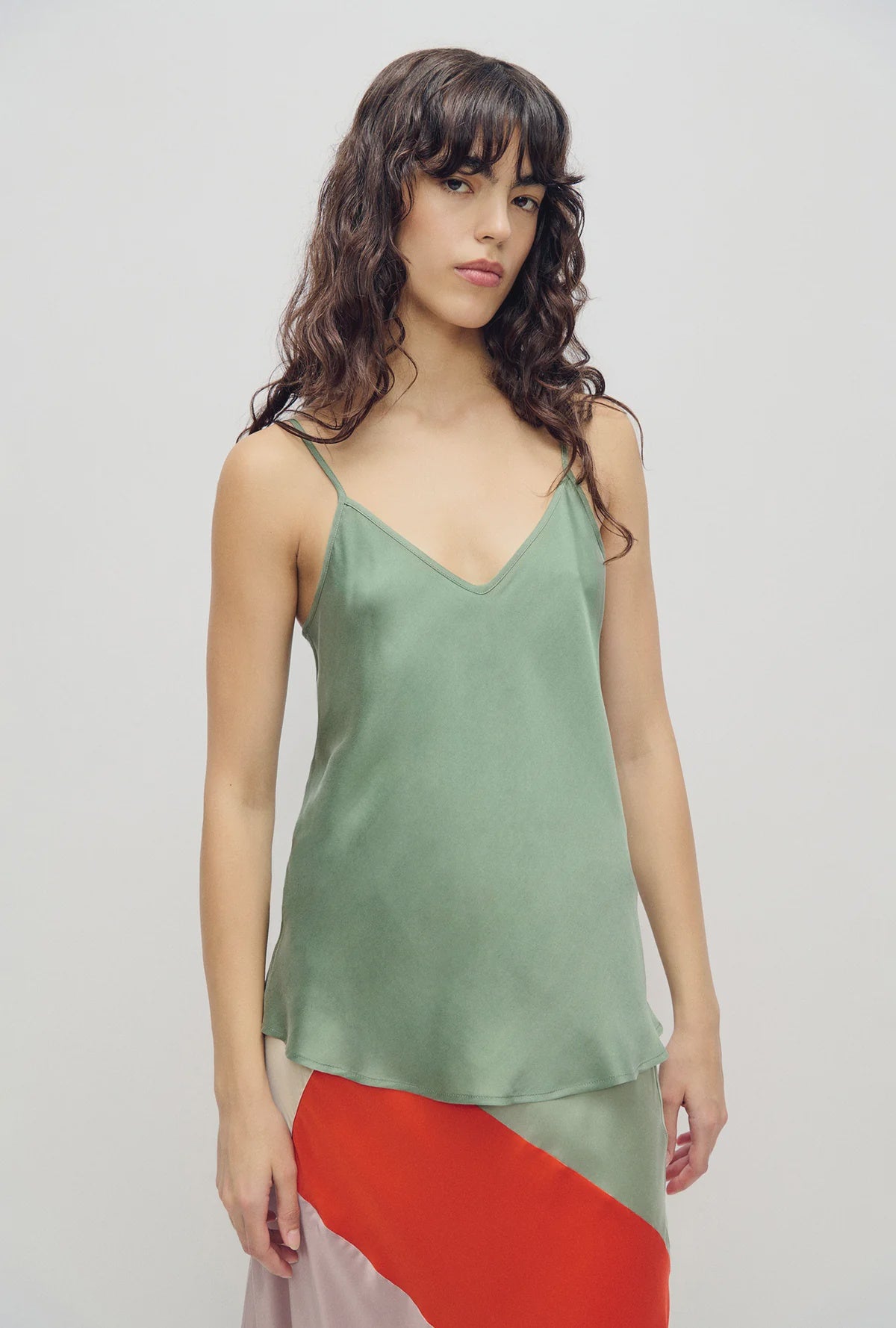 Bias Cut Cami Moonshine