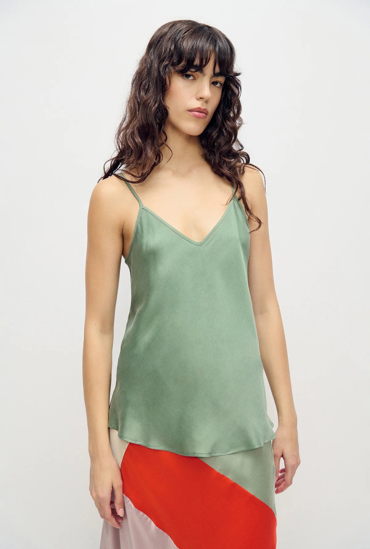 Bias Cut Cami Moonshine