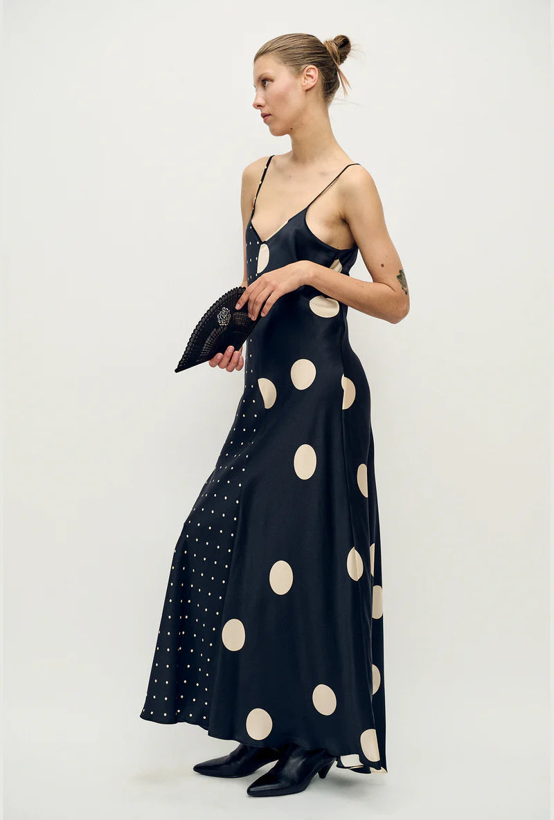 Two-Tone Dress Polka Mix