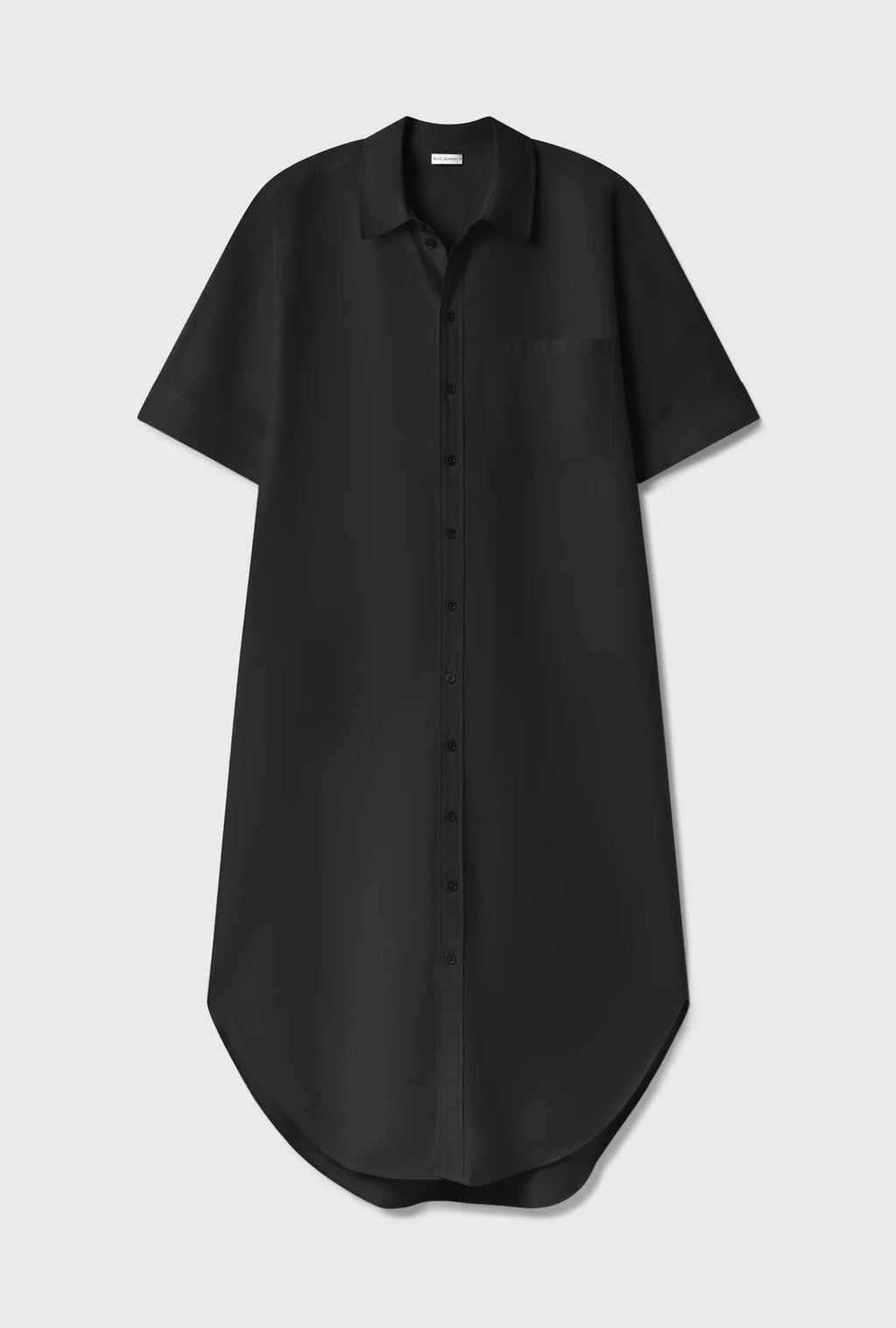 Short Sleeve Boyfriend Shirt Dress