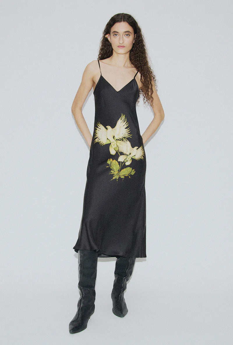 90S Slip Dress Egret