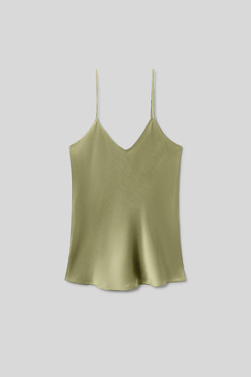 Bias Cut Cami Sage