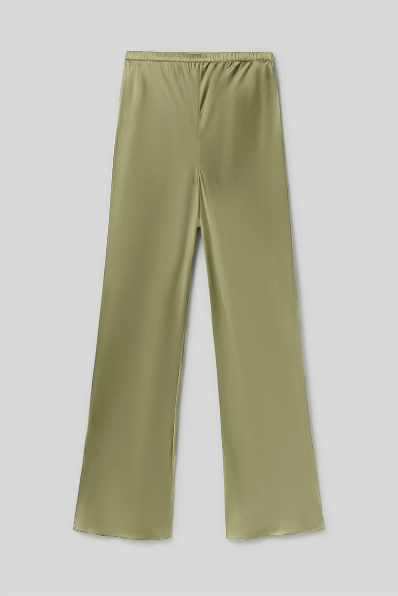 Bias Cut Pants Sage