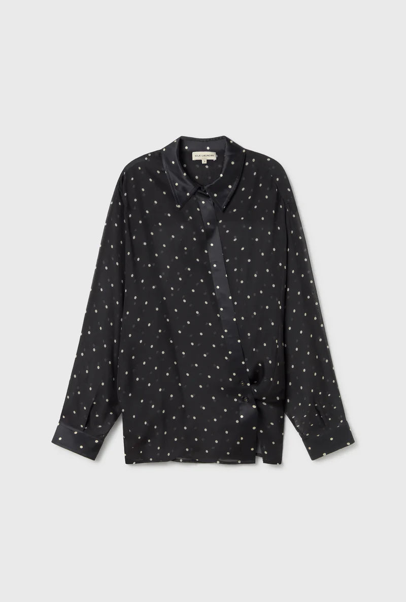 Crossover Shirt Small Polka Dot