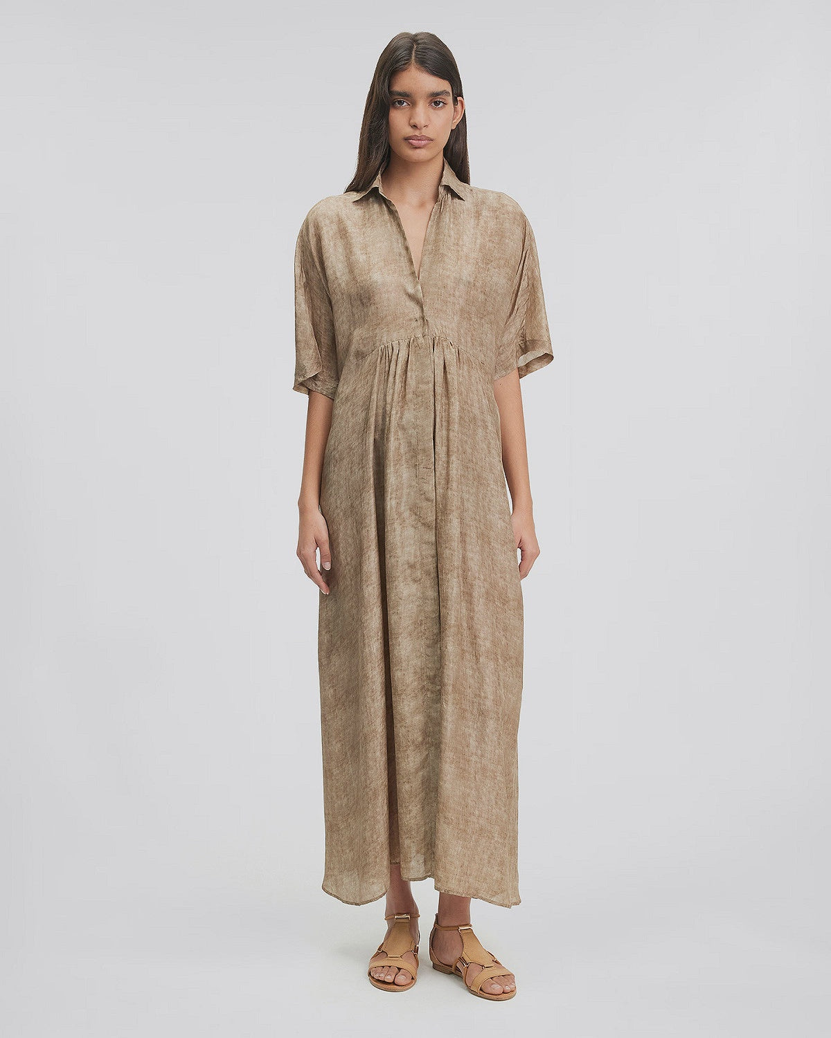 Davia Dress - Taupe