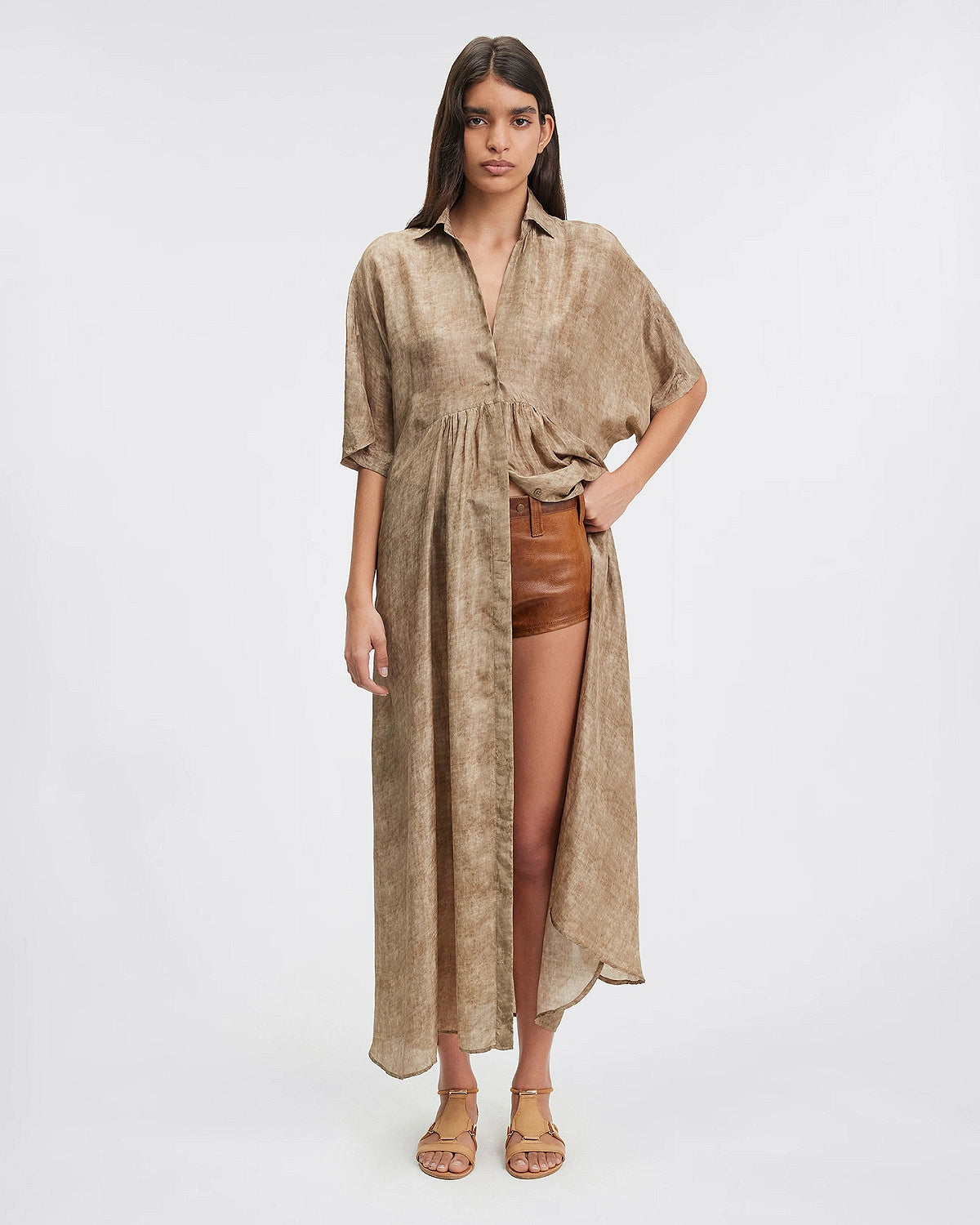 Davia Dress - Taupe