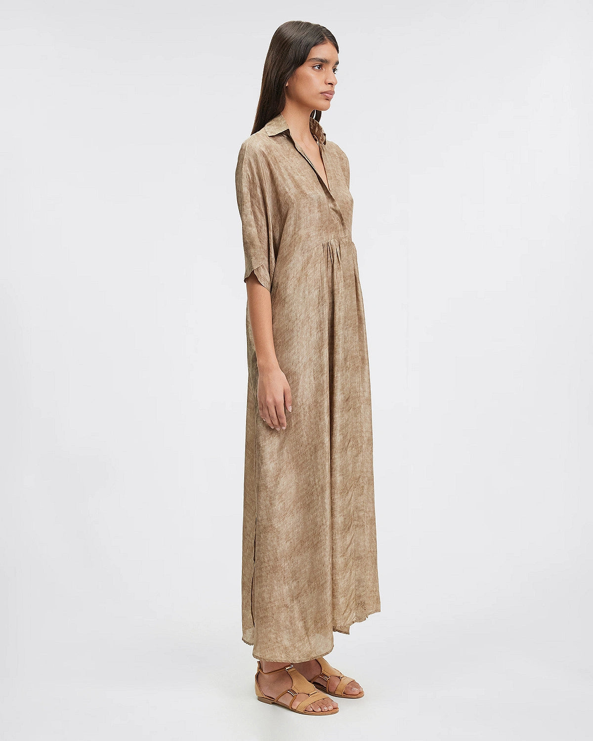 Davia Dress - Taupe