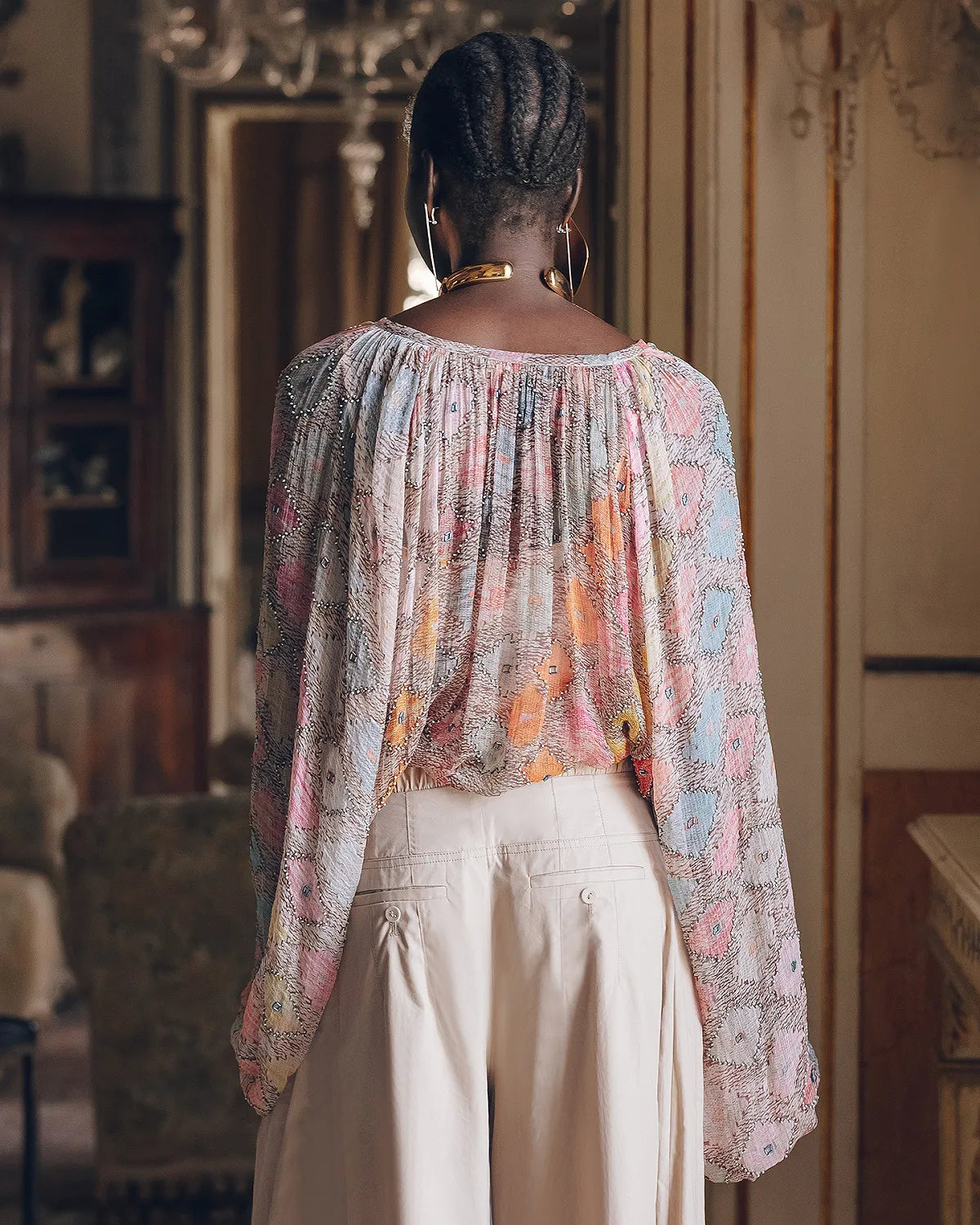 Onde Oceanic Sunset Blouse