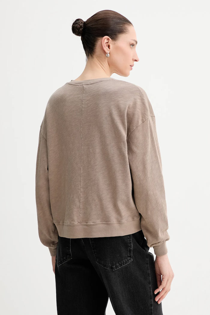 Sonoma Relaxed Long Sleeve Mushroom