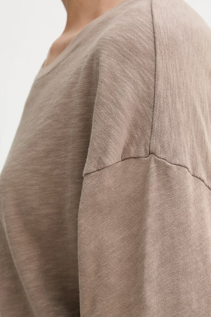 Sonoma Relaxed Long Sleeve Mushroom