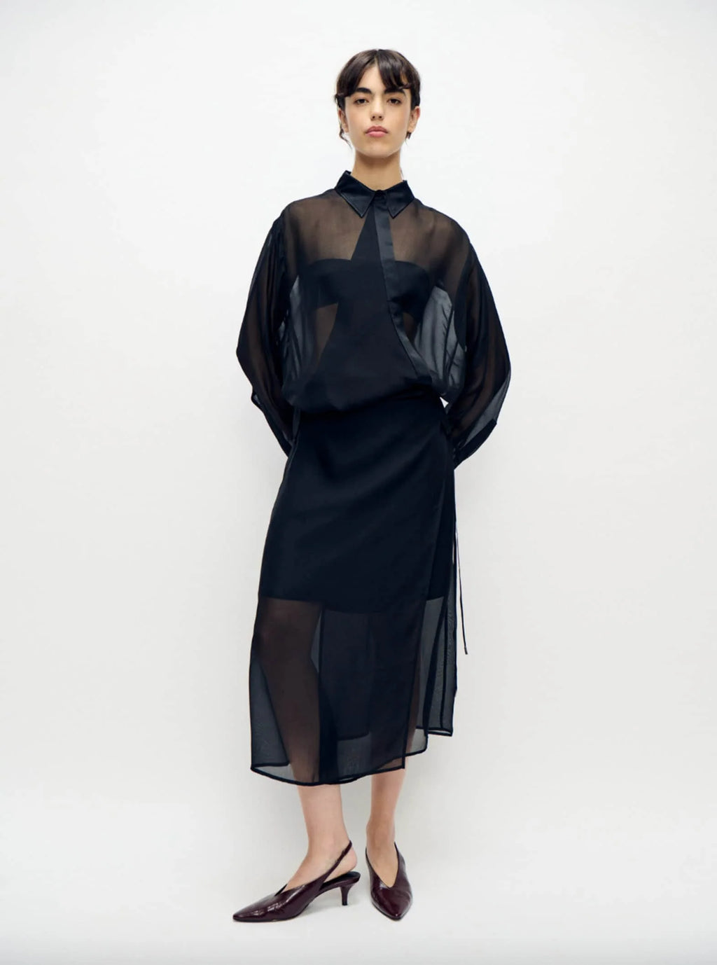 Crossover Shirt Black