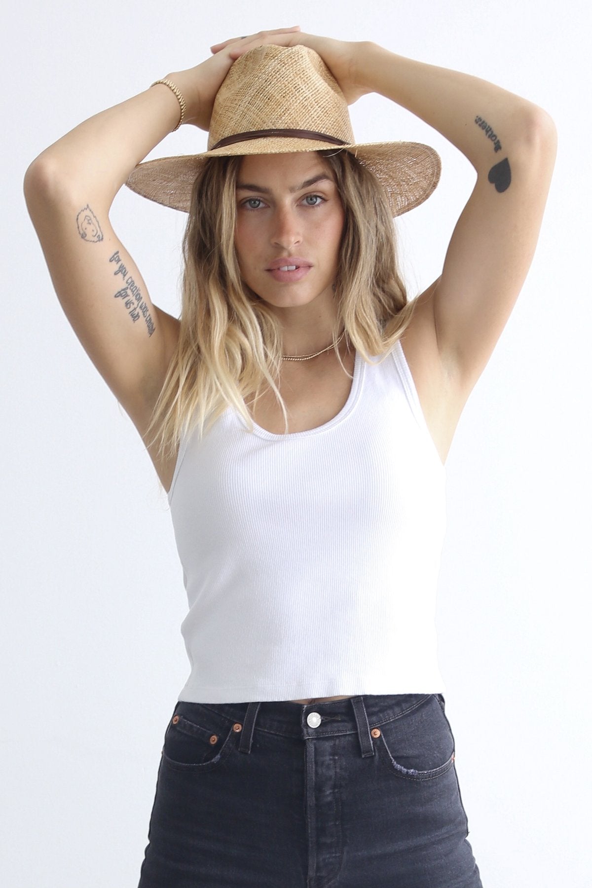 Blondie Tank - White