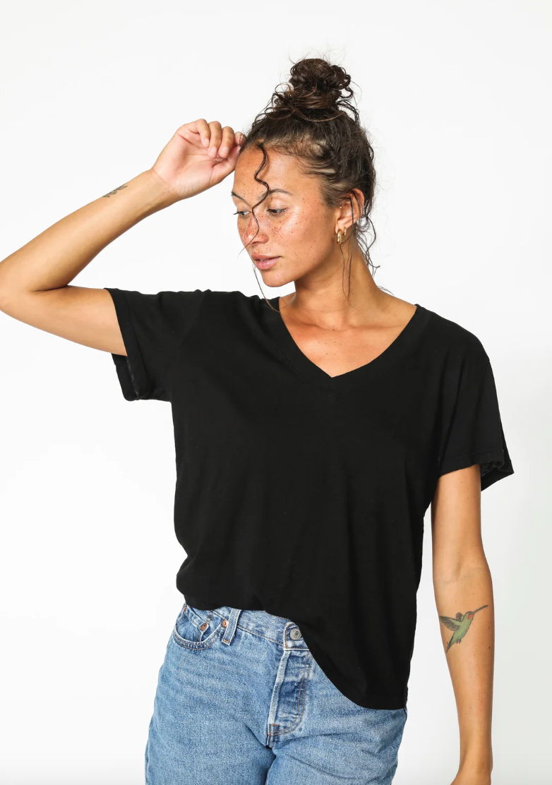Hendrix Boxy Crew True Black