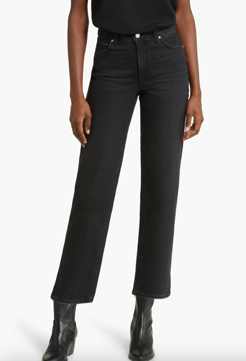 SARAH STRAIGHT ANKLE - VACANT BLACK