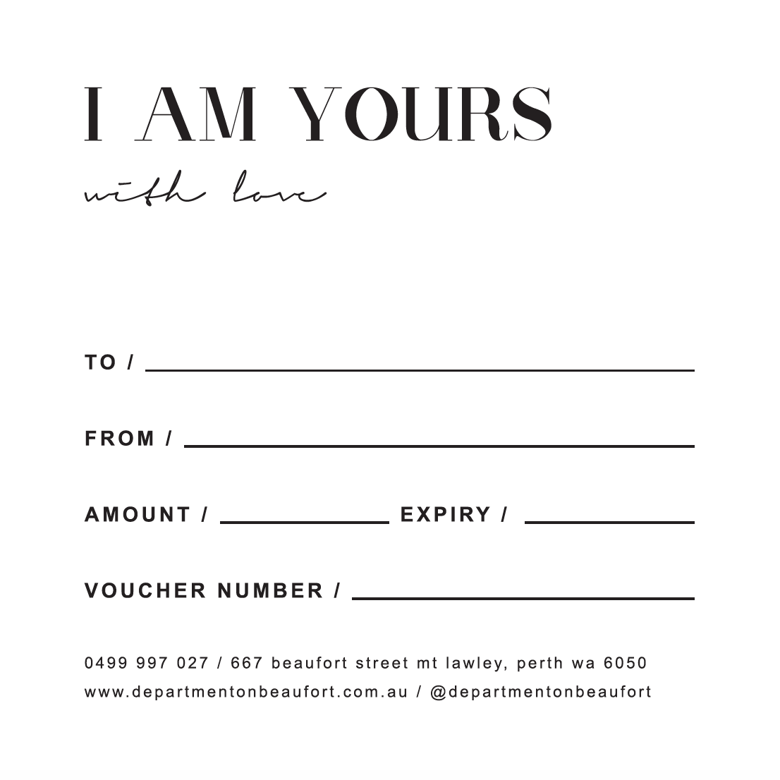 GIFT CARD $50-$500