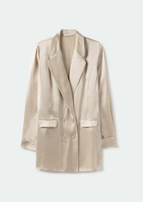RELAXED BLAZER HAZELNUT